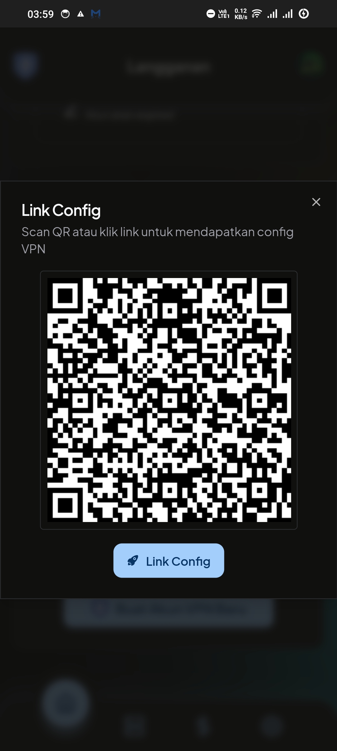 Klik tombol "Link Config"